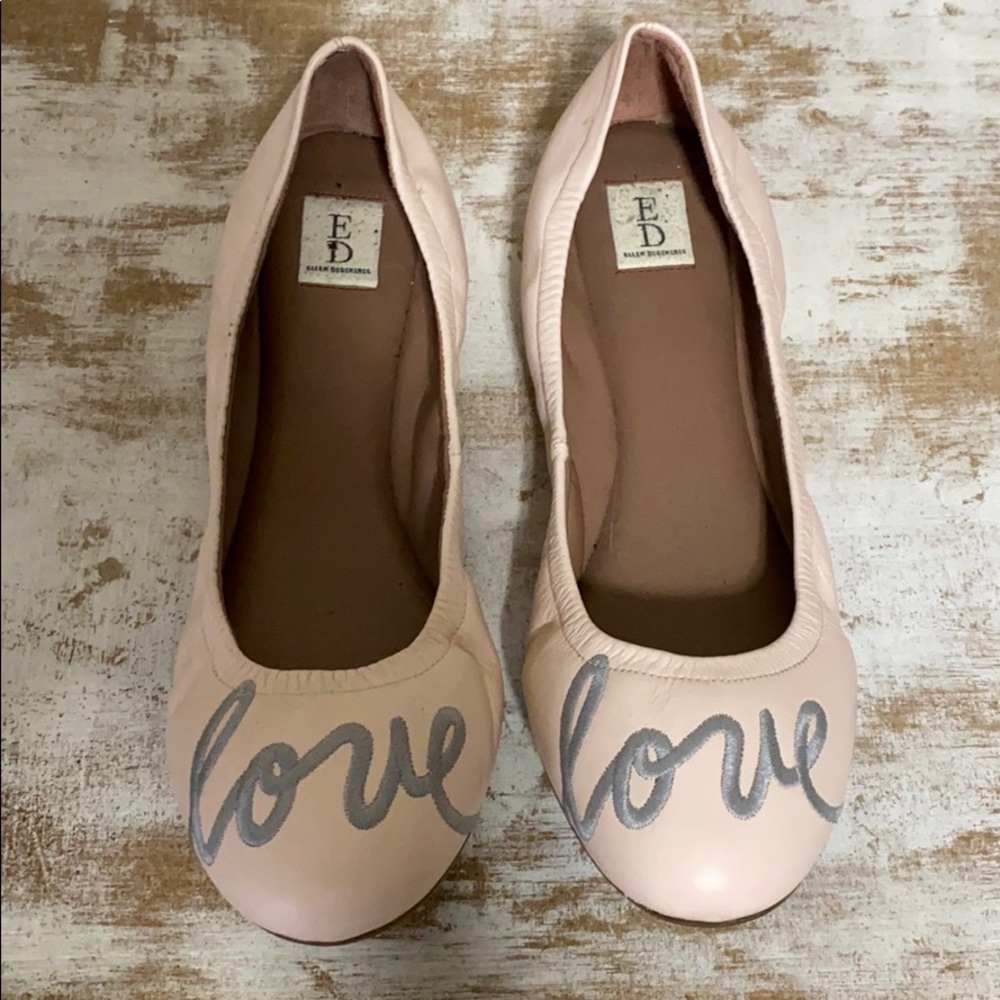 Ellen leather ballet flats